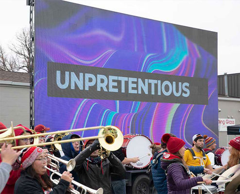 شاشة LED قابلة للتخصيص في الهواء الطلق مع 1R1G1B1W