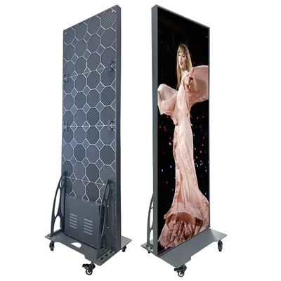 56KG P1.53 a P2.5 Indoor Poster LED Display IP31 -20~60°C Long 100000H Vida útil