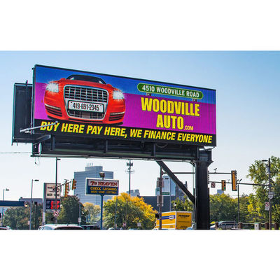 IP65 Waterproof Outdoor Advertising Led Display Screen 10000Dots/M2 3 In 1 Smd Pixel