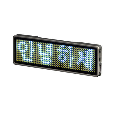 93*30*6mm Creative LED Display Name Badge , Scrolling Wireless Led Name Plate
