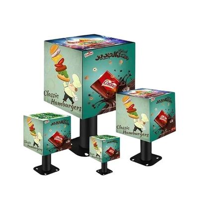 Customizable Size P2.5 Indoor Cube LED Display Screen For Store Advertising