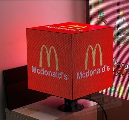 รูปทรงวงกลม บริการด้านหน้าจอ LED ธุรกิจ 1R1G1B พิกเซล พร้อมการป้องกัน IP31