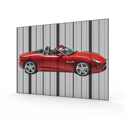 Flexible Full Color Commercial Clear Led Display for Glass Window Advertisement