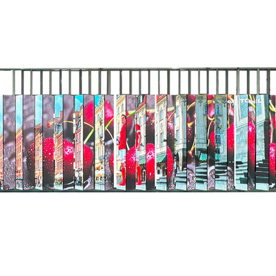 OEM Outdoor Creative LED Display , Double Side Street Pole LED Video Wall