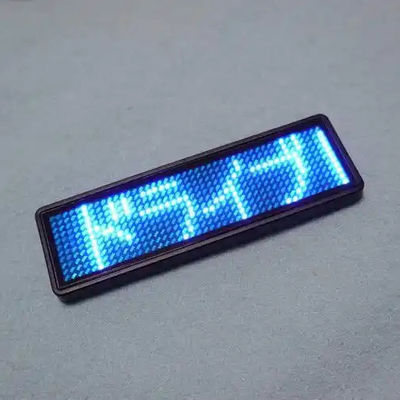 Bluetooth Control LED Name Badge IP31 Grade Lithium Polymer Battery Operated